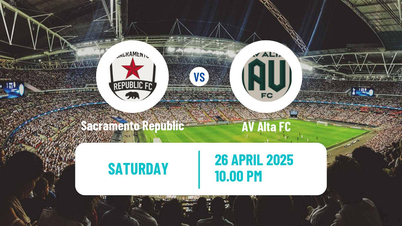 Soccer  USL League One Cup Sacramento Republic - AV Alta
