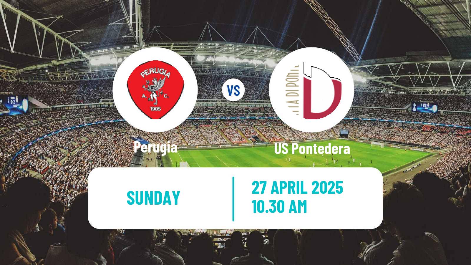 Soccer Italian Serie C Group B Perugia - Pontedera