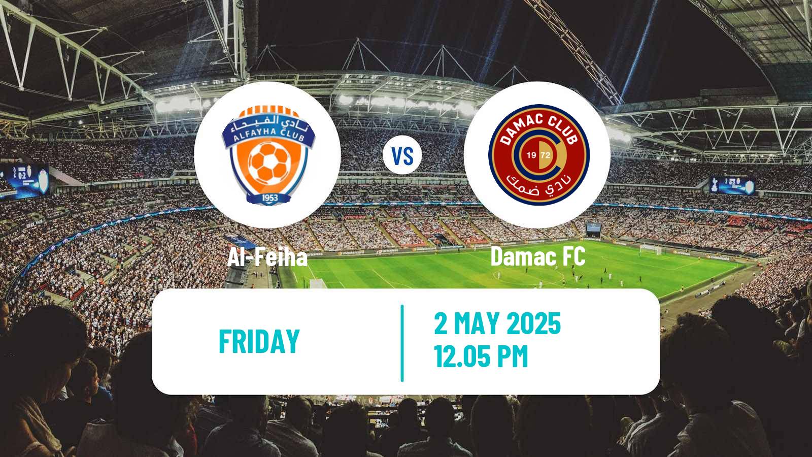 Soccer Saudi Professional League Al-Feiha - Damac