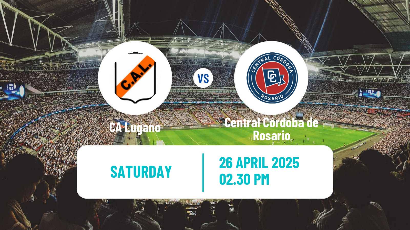 Soccer Argentinian Primera C Lugano - Central Córdoba de Rosario