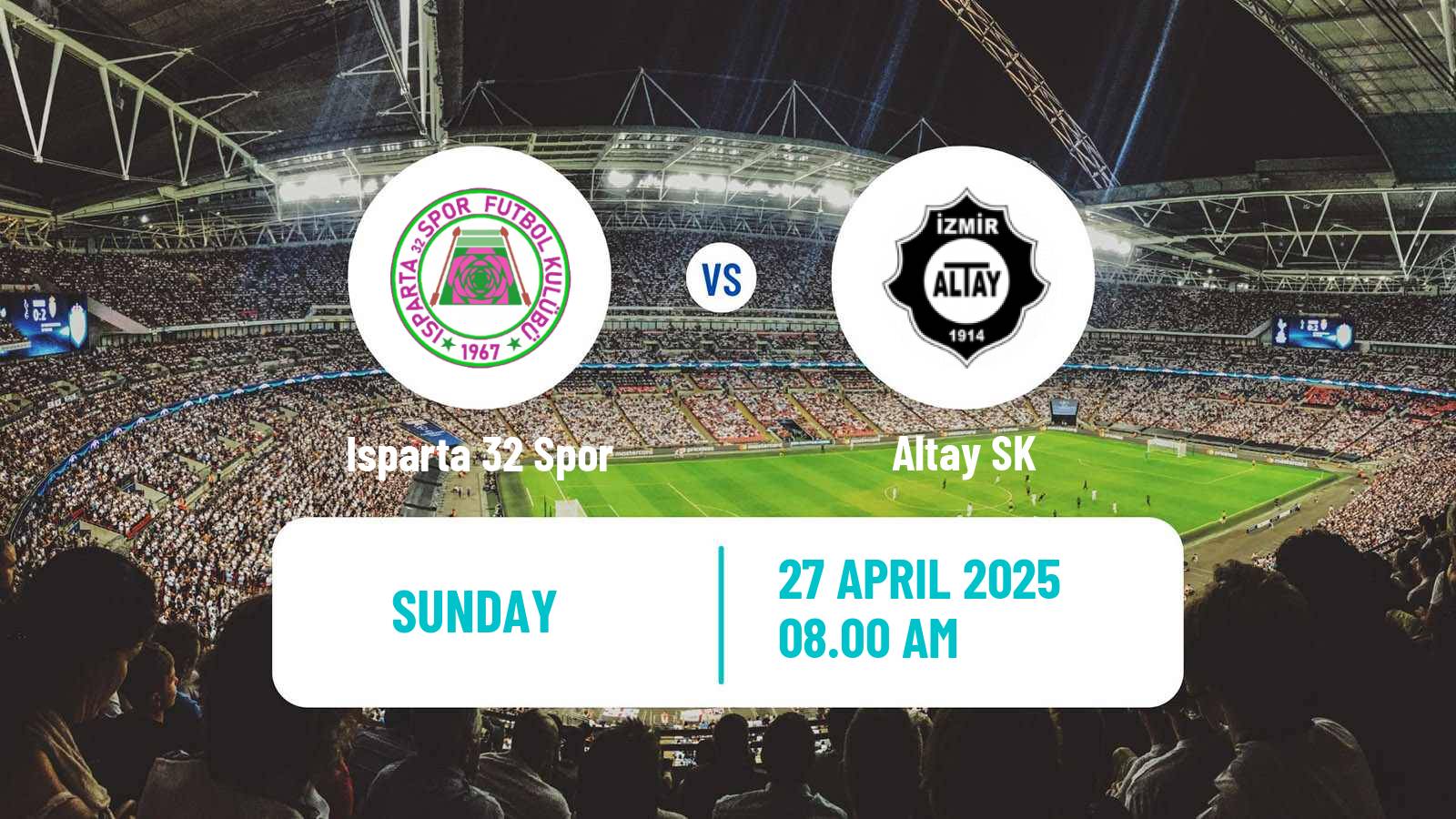 Soccer Turkish Second League White Group Isparta 32 Spor - Altay