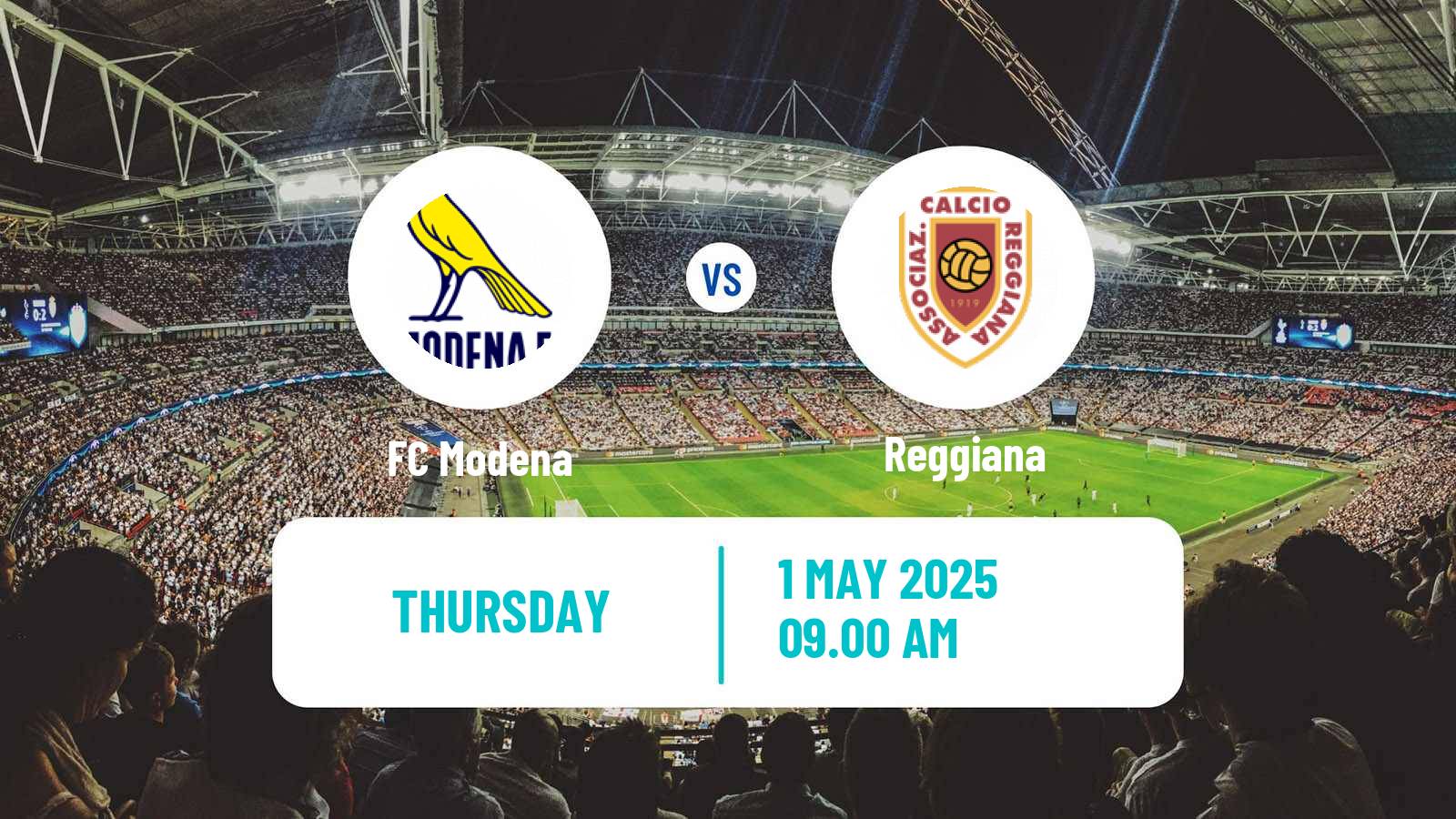 Soccer Italian Serie B Modena - Reggiana