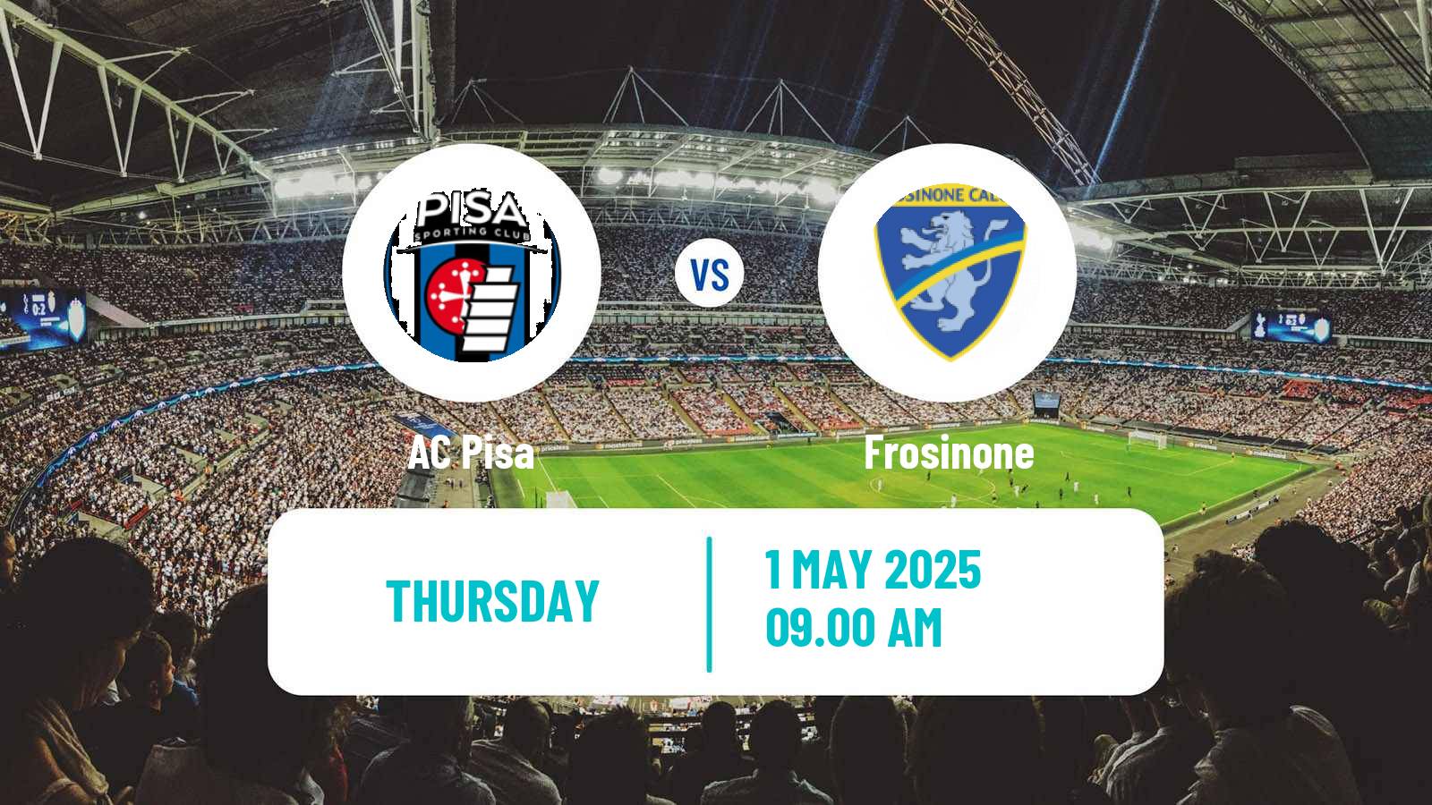 Football Italian Serie B Pisa - Frosinone