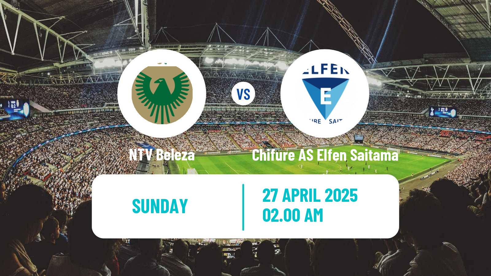 Football Japan WE League Women NTV Beleza - Chifure AS Elfen Saitama
