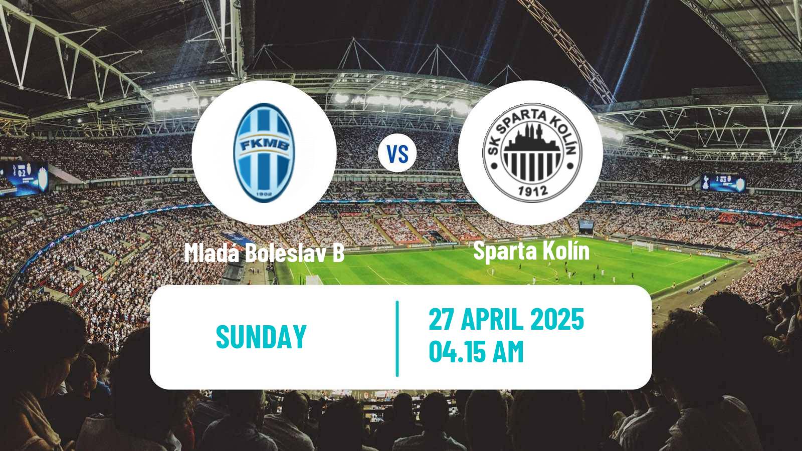 Soccer Czech CFL Group B Mladá Boleslav B - Sparta Kolín