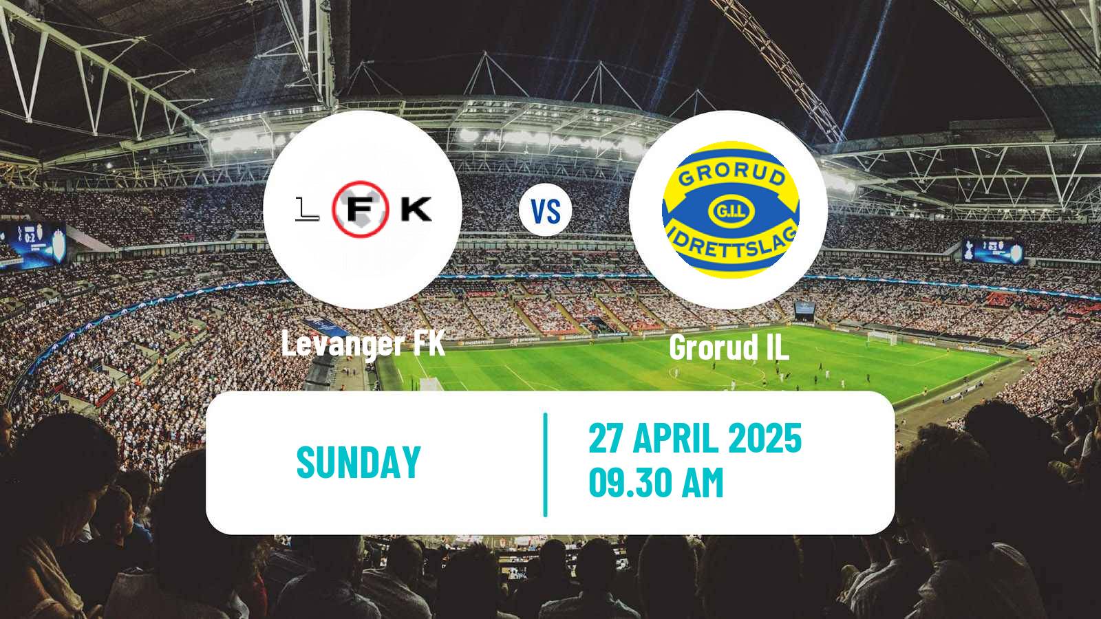 Football Norwegian Division 2 - Group 2 Levanger - Grorud