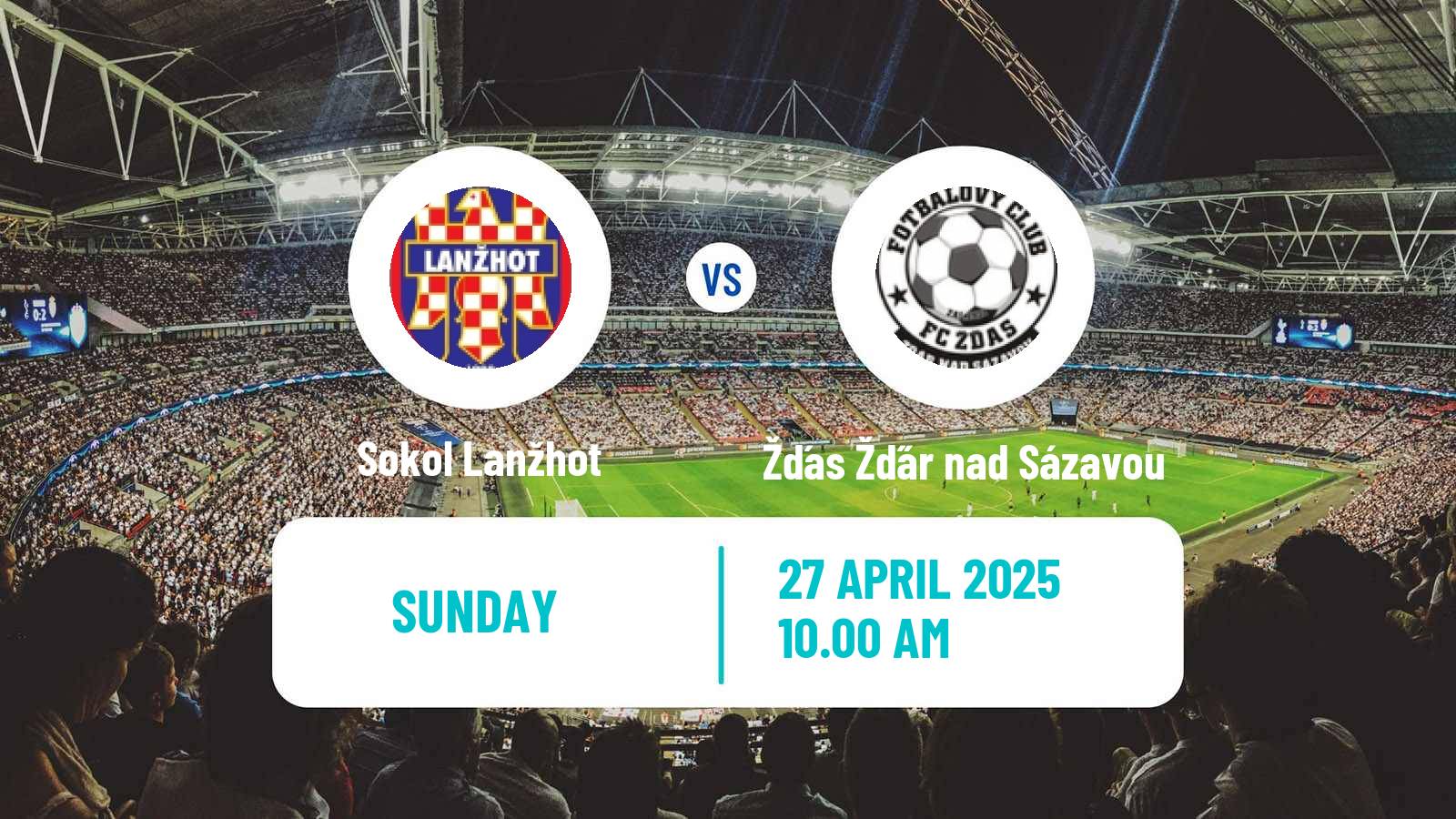 Soccer Czech Division D Sokol Lanžhot - Žďas Žďár nad Sázavou