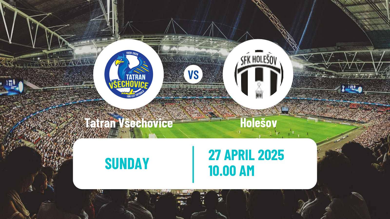 Soccer Czech Division E Tatran Všechovice - Holešov