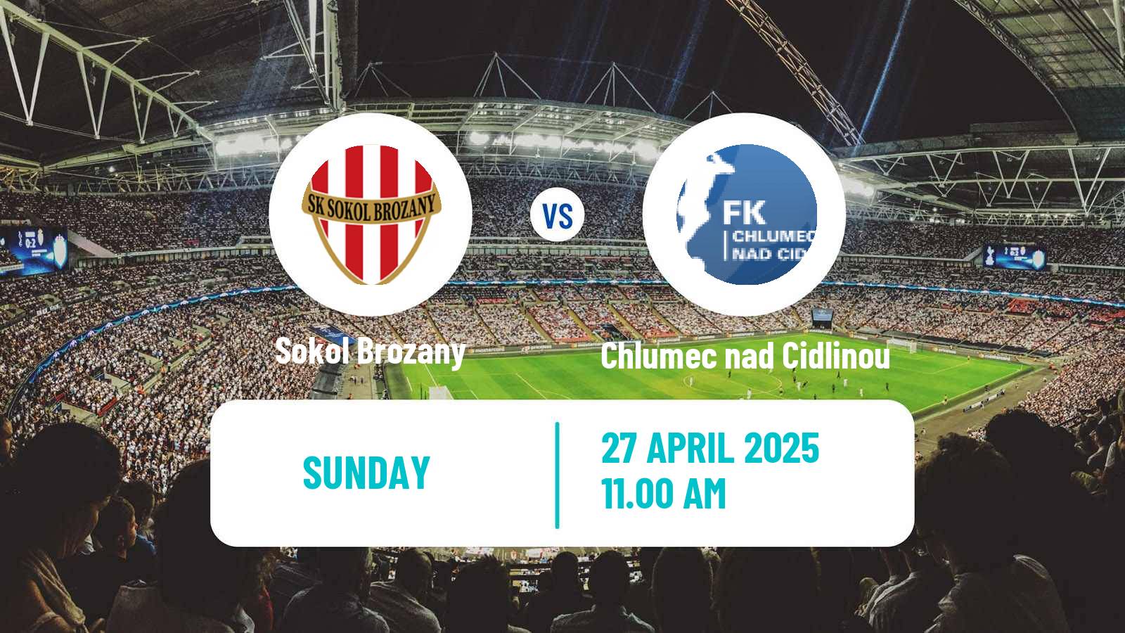 Soccer Czech CFL Group B Sokol Brozany - Chlumec nad Cidlinou