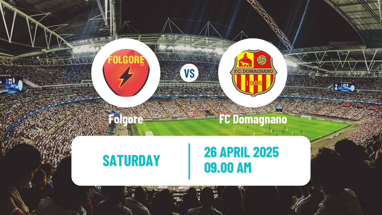 Soccer San Marino Campionato Sammarinese Folgore - Domagnano