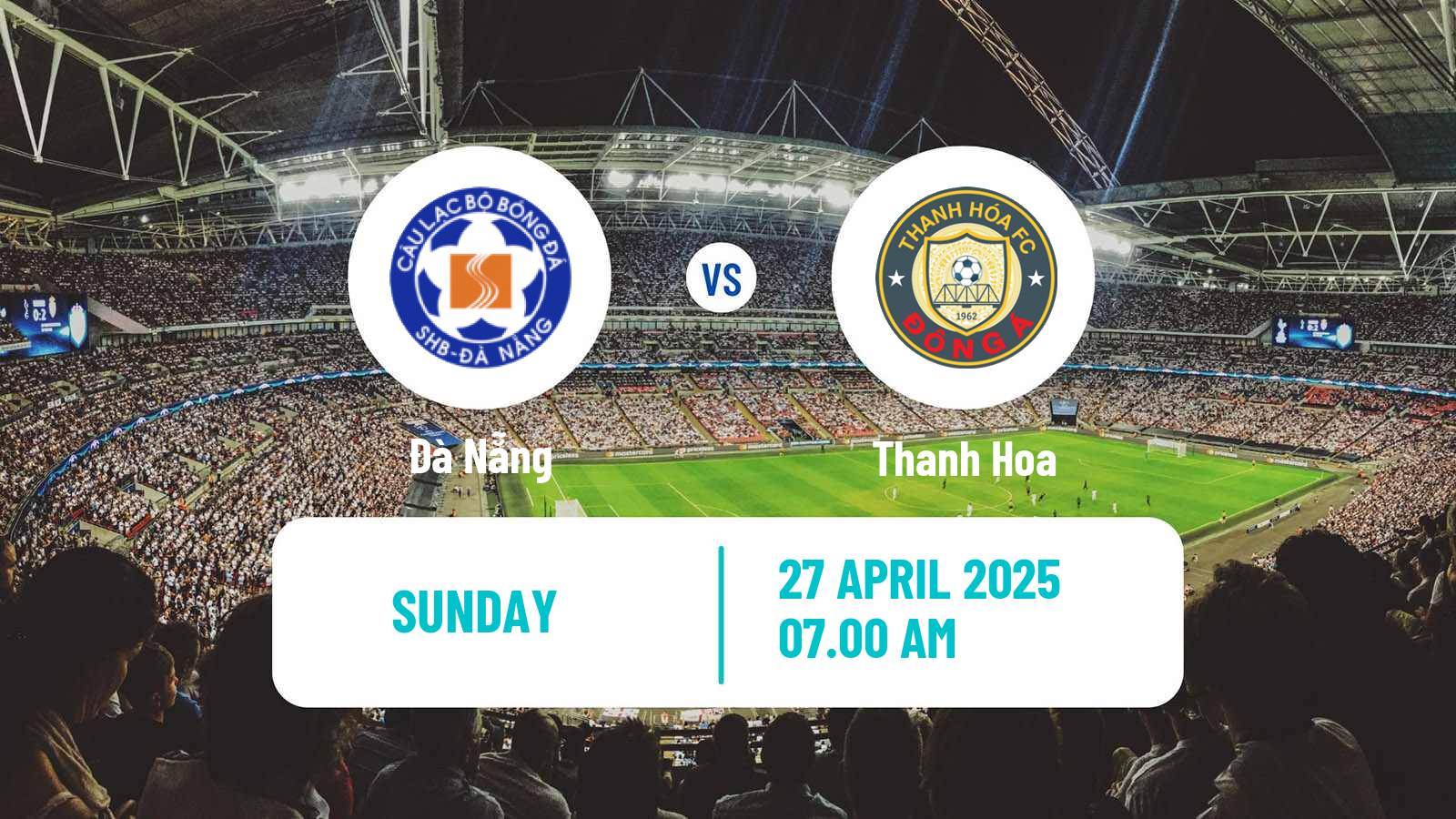 Soccer Vietnamese V League 1 Đà Nẵng - Thanh Hoa
