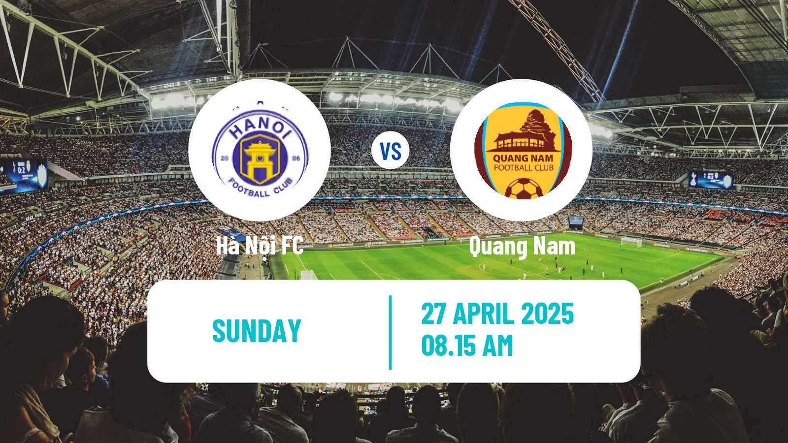 Soccer Vietnamese V League 1 Hà Nội FC - Quang Nam