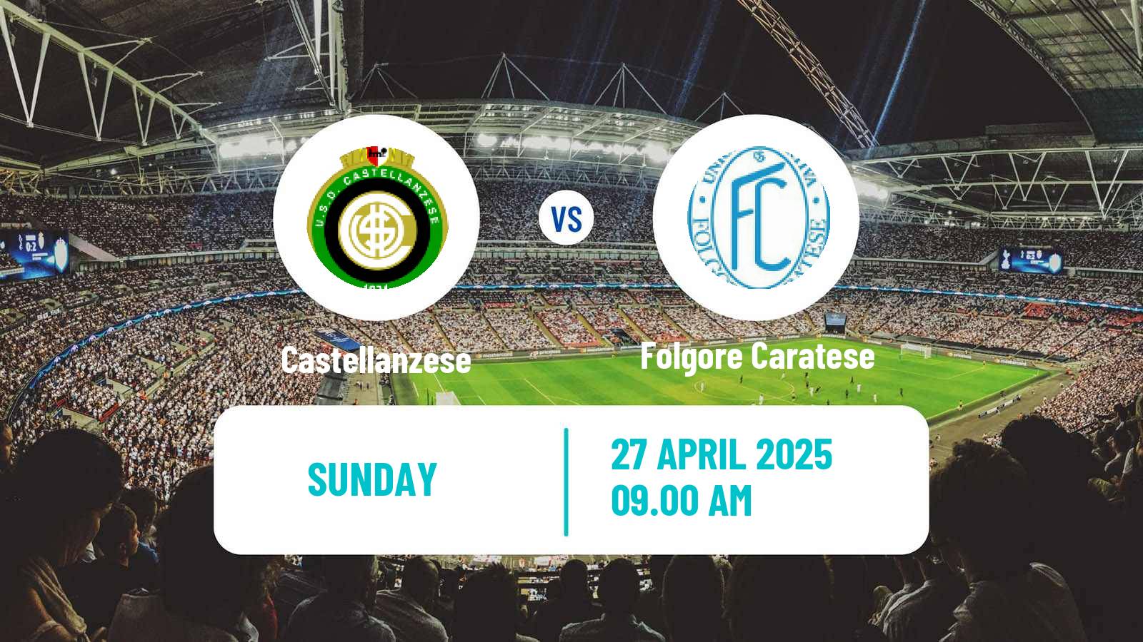 Soccer Italian Serie D - Group B Castellanzese - Folgore Caratese