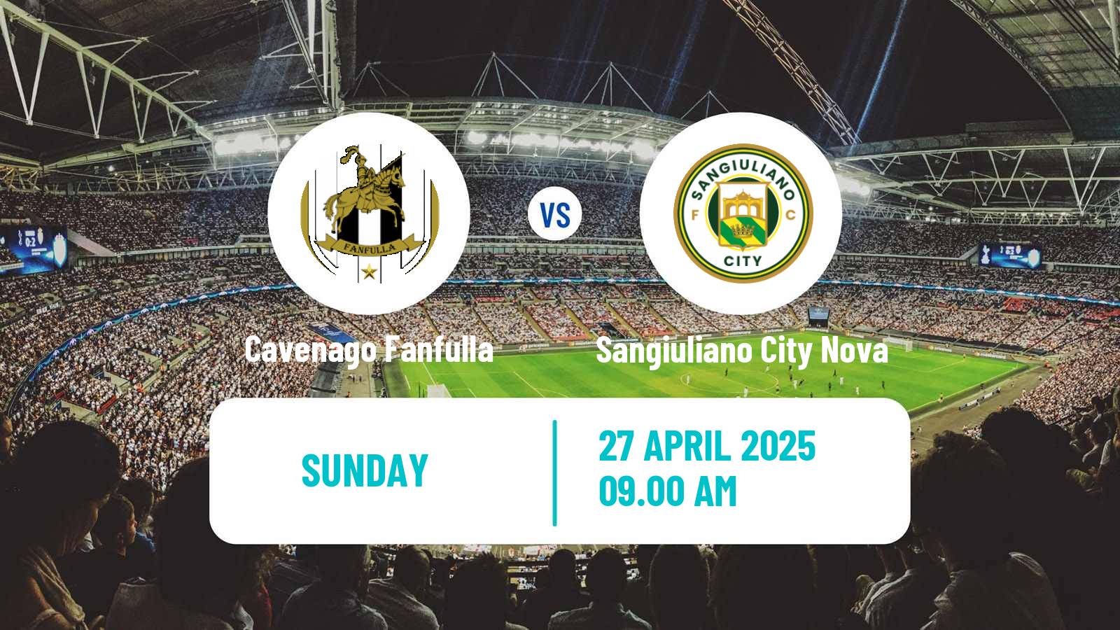 Soccer Italian Serie D - Group B Cavenago Fanfulla - Sangiuliano City Nova