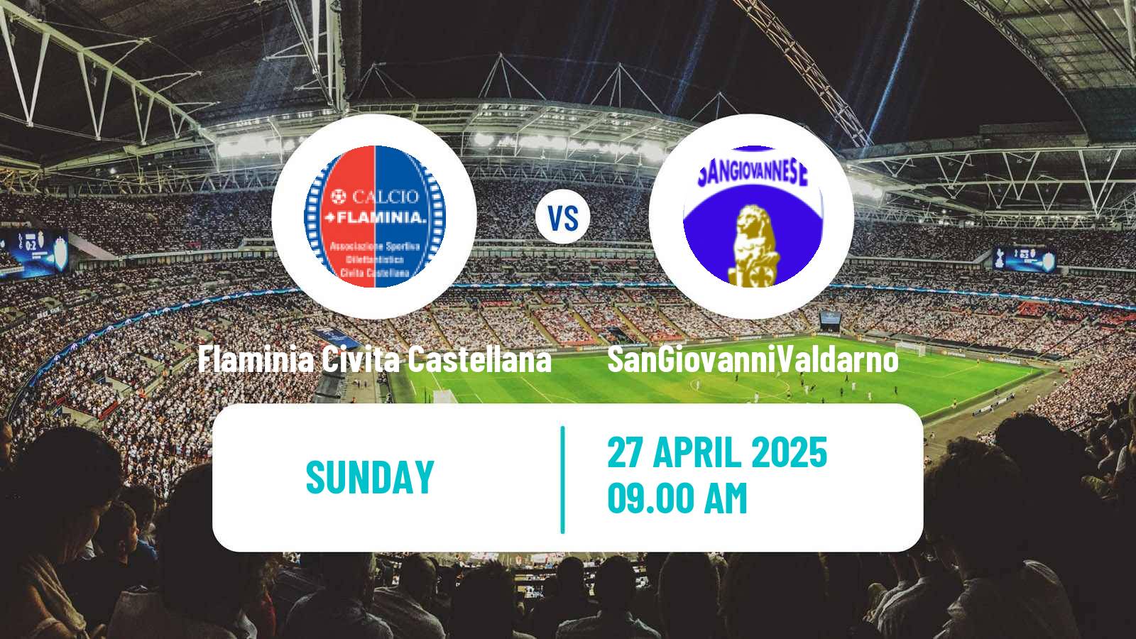 Soccer Italian Serie D - Group E Flaminia Civita Castellana - SanGiovanniValdarno