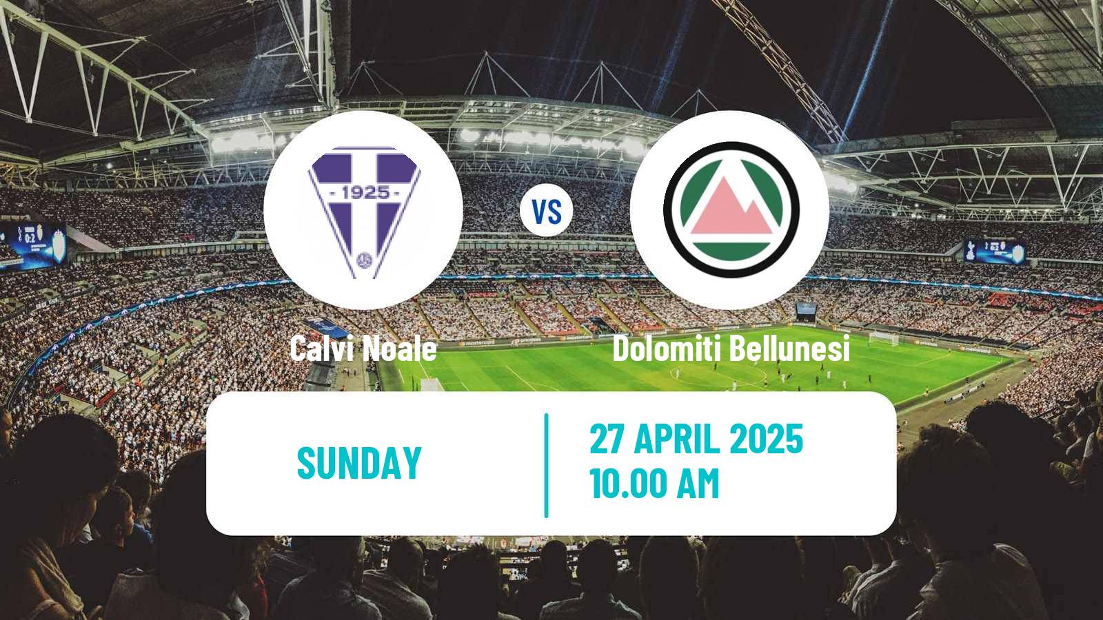 Soccer Italian Serie D - Group C Calvi Noale - Dolomiti Bellunesi