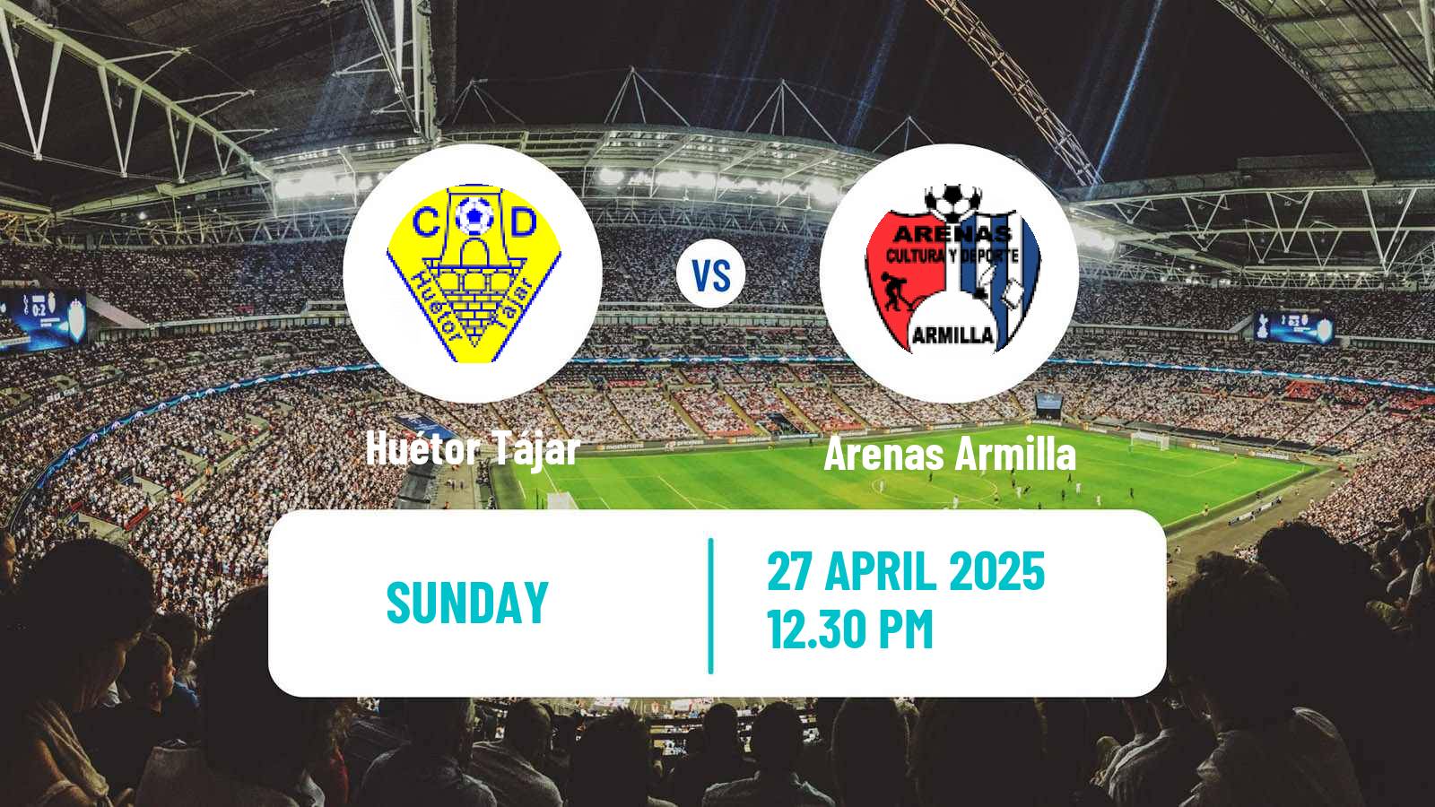 Soccer Spanish Tercera RFEF - Group 9 Huétor Tájar - Arenas Armilla