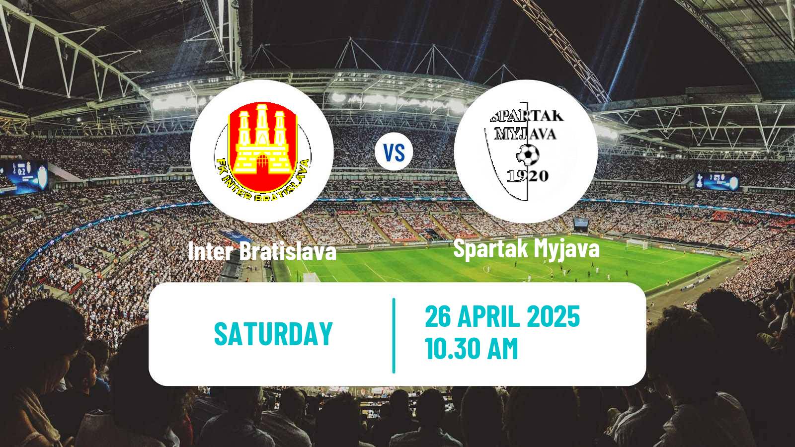 Soccer Slovak 3 Liga West Inter Bratislava - Spartak Myjava