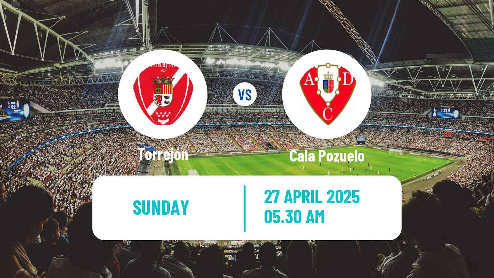 Soccer Spanish Tercera RFEF - Group 7 Torrejón - Cala Pozuelo