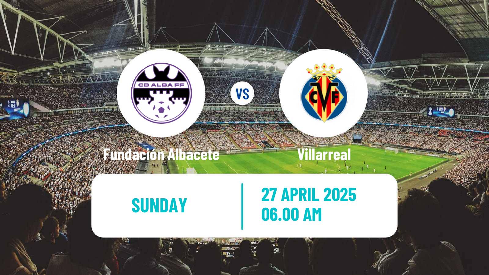 Soccer Spanish Primera Federacion Women Fundación Albacete - Villarreal