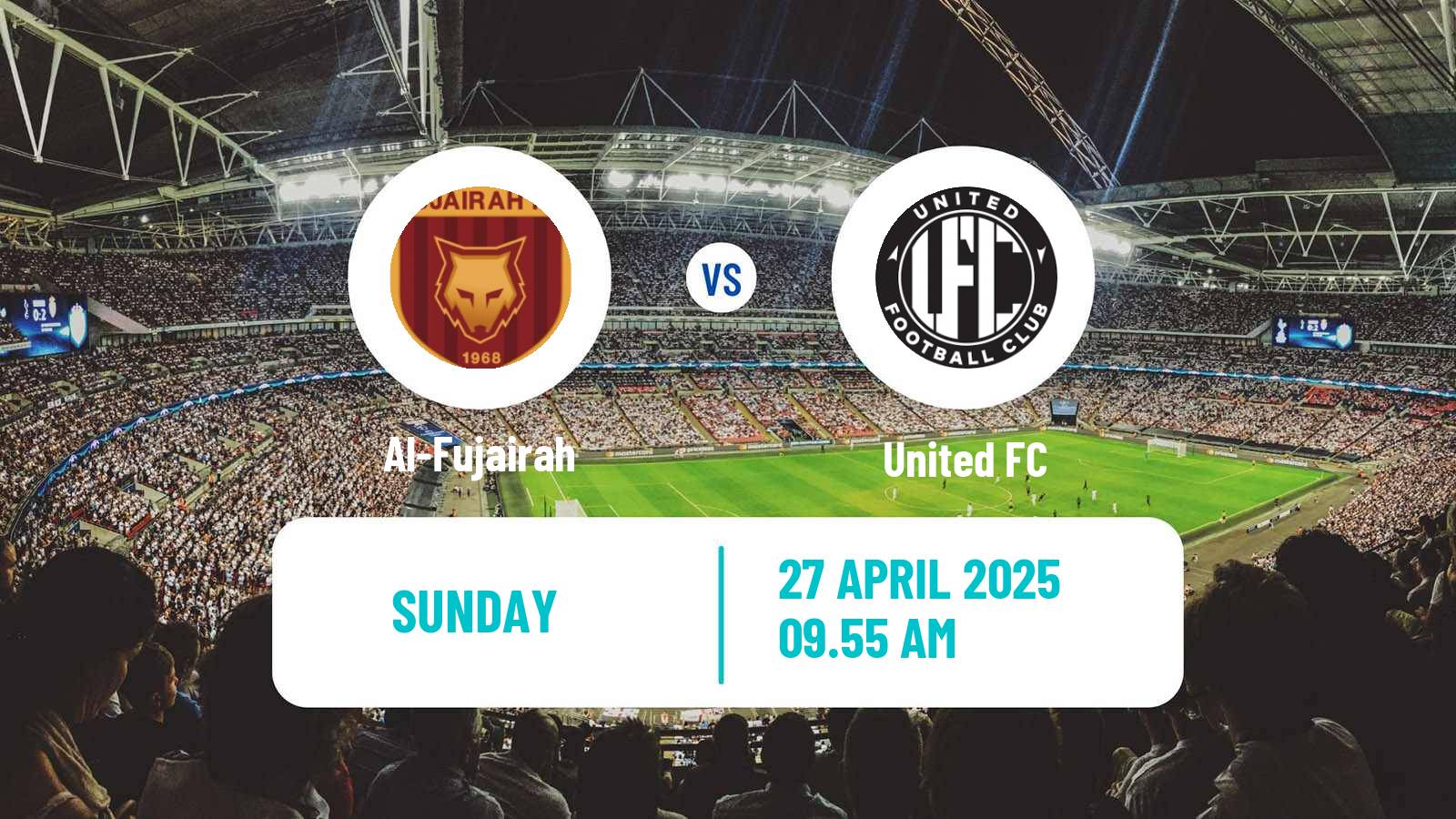 Soccer UAE Division 1 Al-Fujairah - United FC