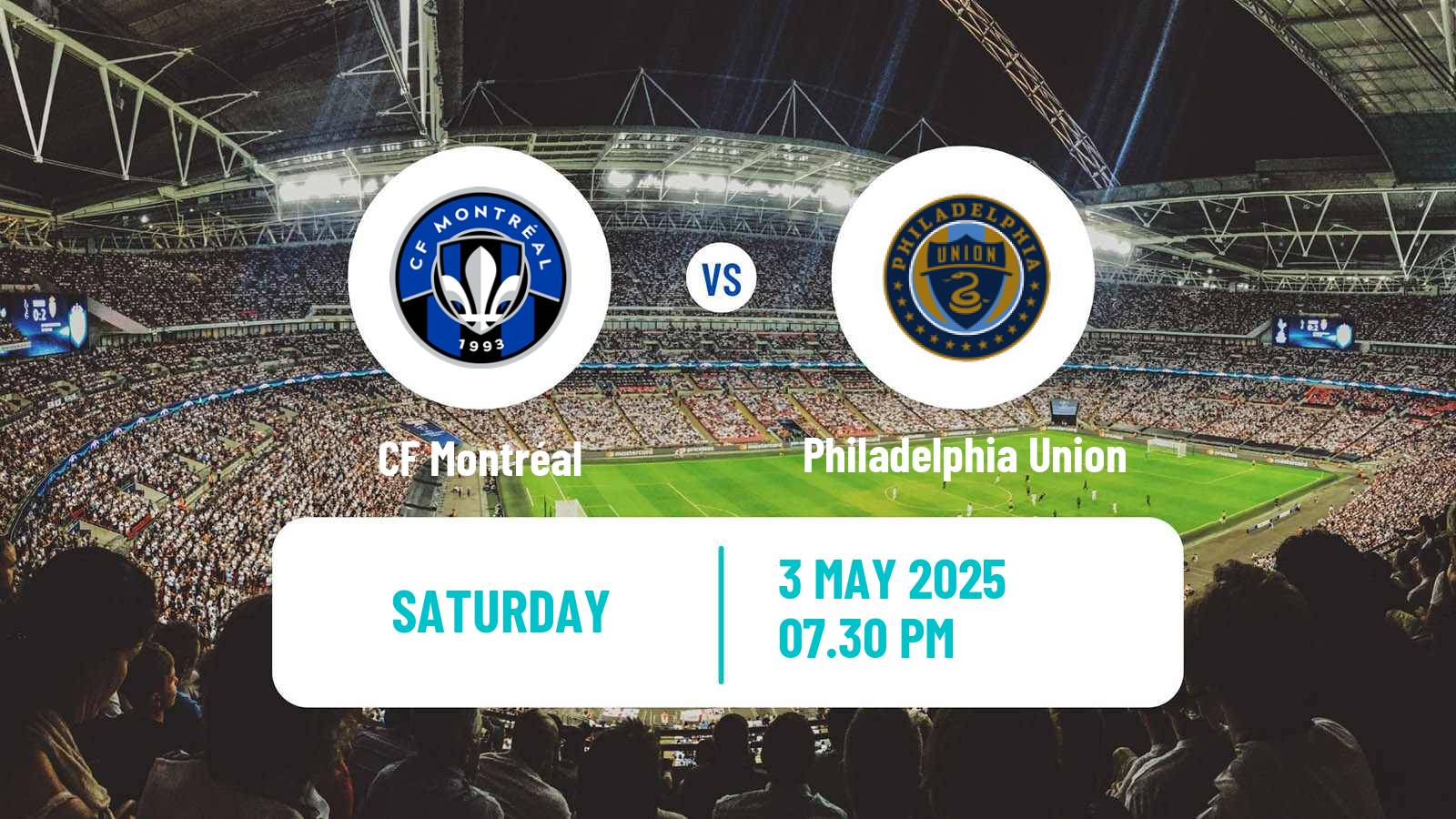 Soccer MLS CF Montréal - Philadelphia Union