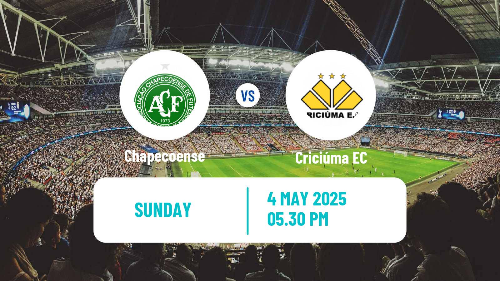 Soccer Brazilian Serie B Chapecoense - Criciúma