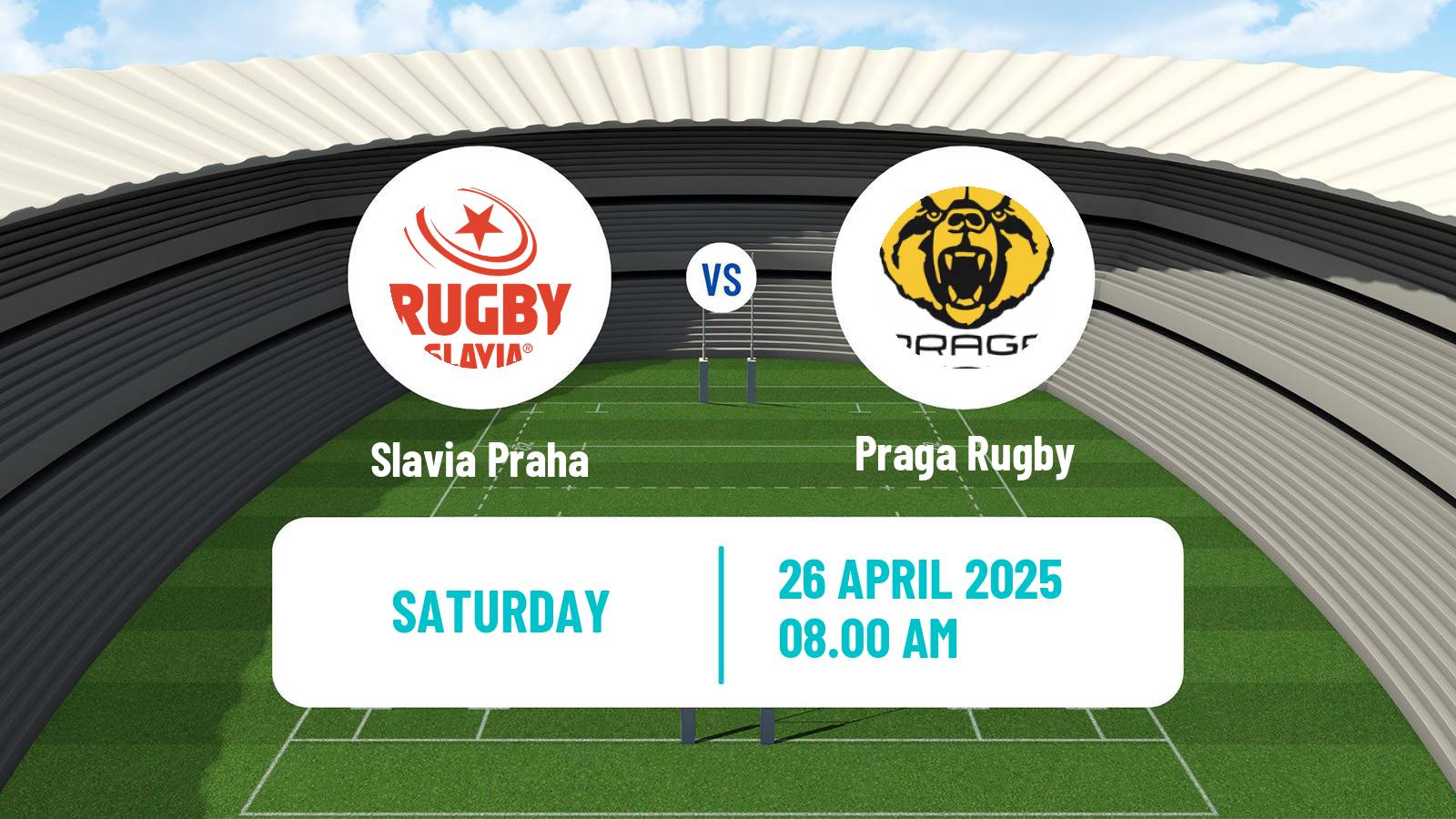 Rugby union Czech Extraliga Rugby Slavia Praha - Praga