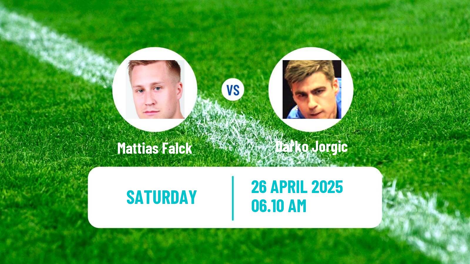 Table tennis Wtt Contender Tunis Men Mattias Falck - Darko Jorgic
