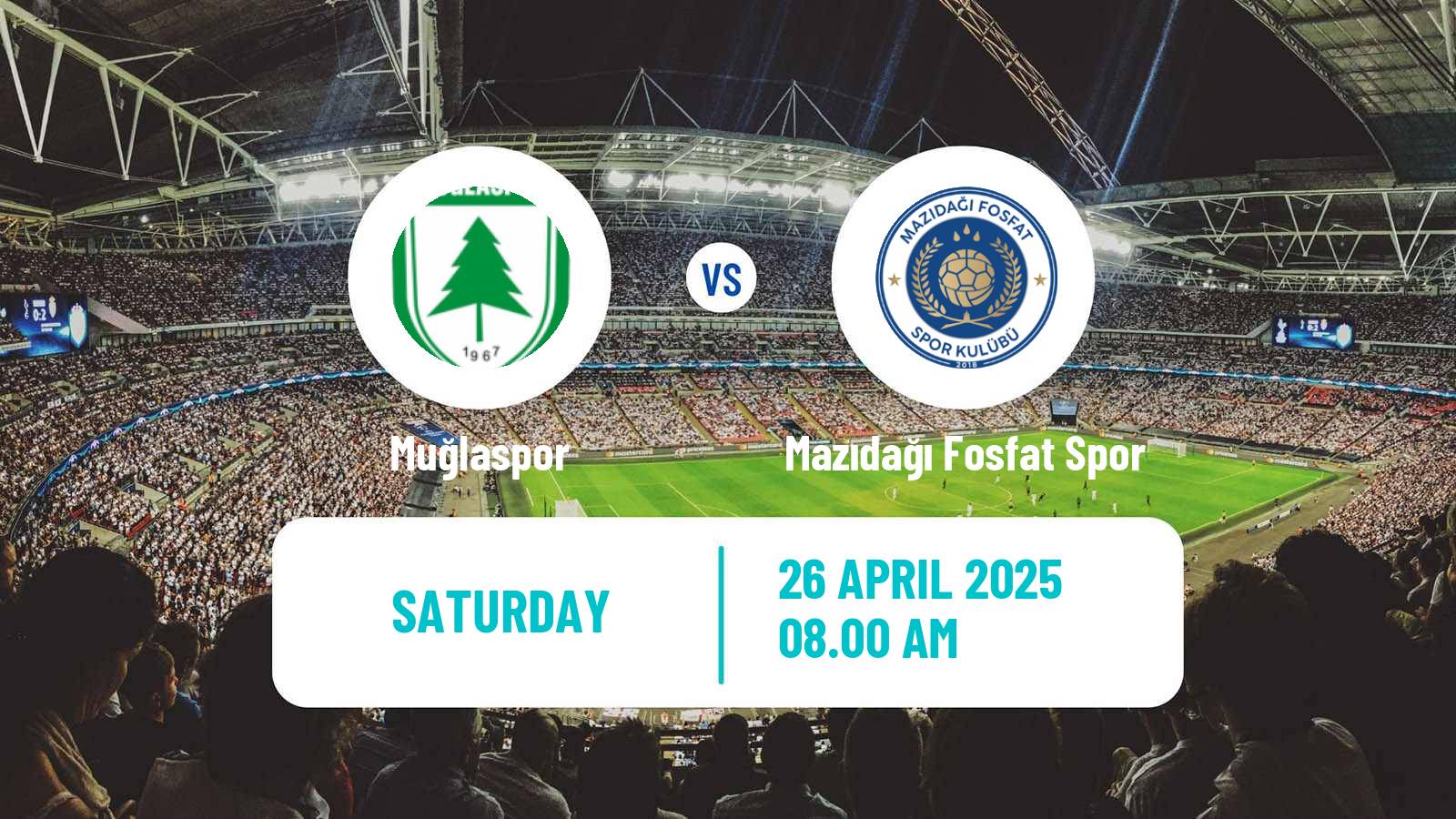 Soccer Turkish 3 Lig Group 2 Muğlaspor - Mazıdağı Fosfat Spor