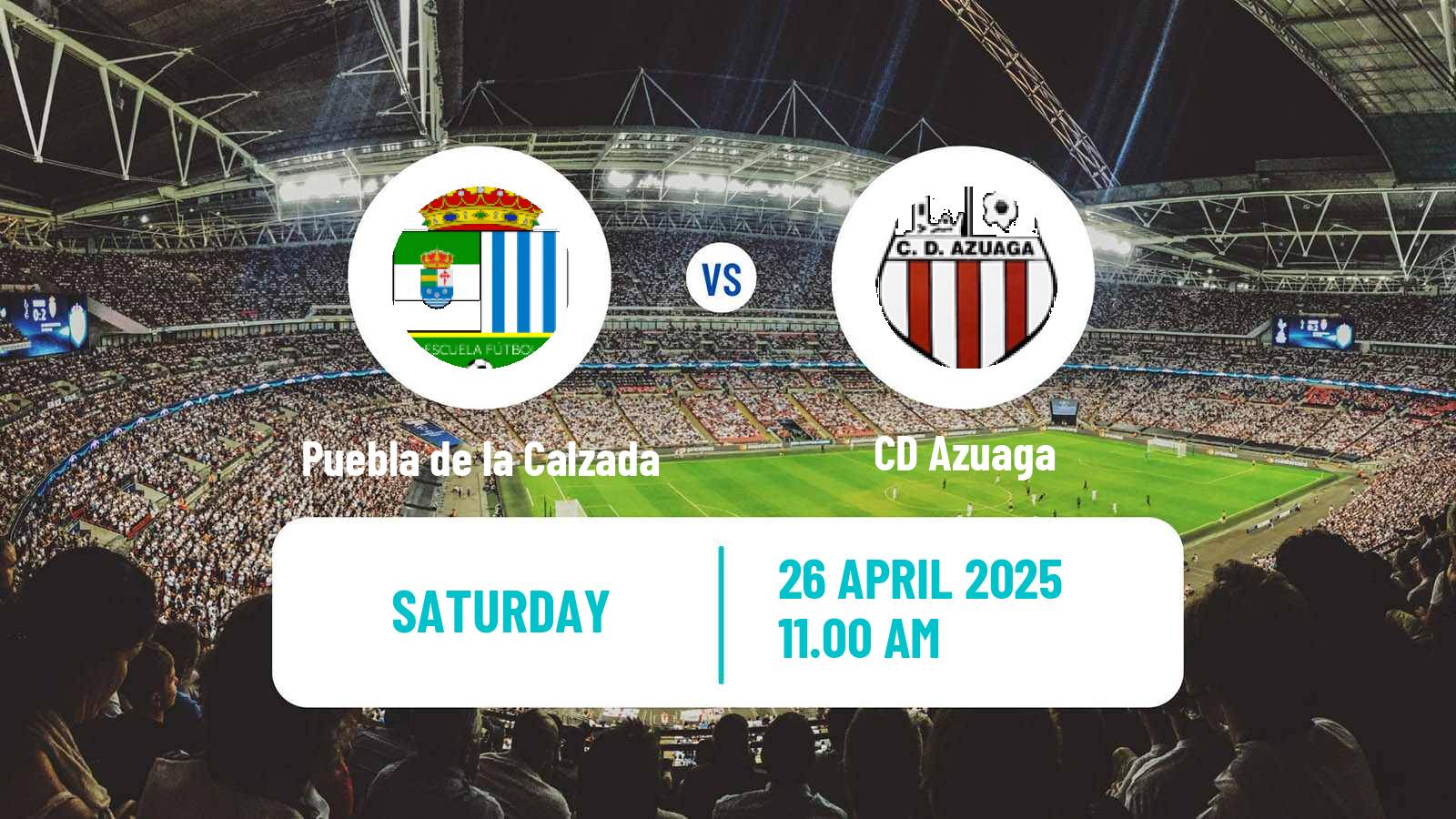 Soccer Spanish Tercera RFEF - Group 14 Puebla de la Calzada - Azuaga