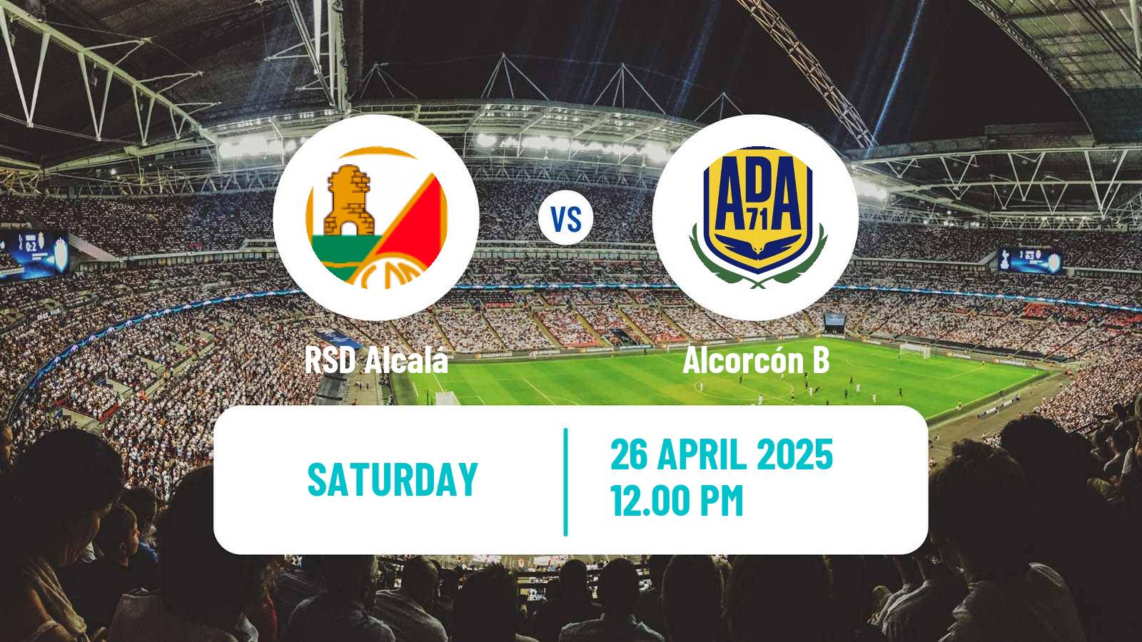 Soccer Spanish Tercera RFEF - Group 7 Alcalá - Alcorcón B