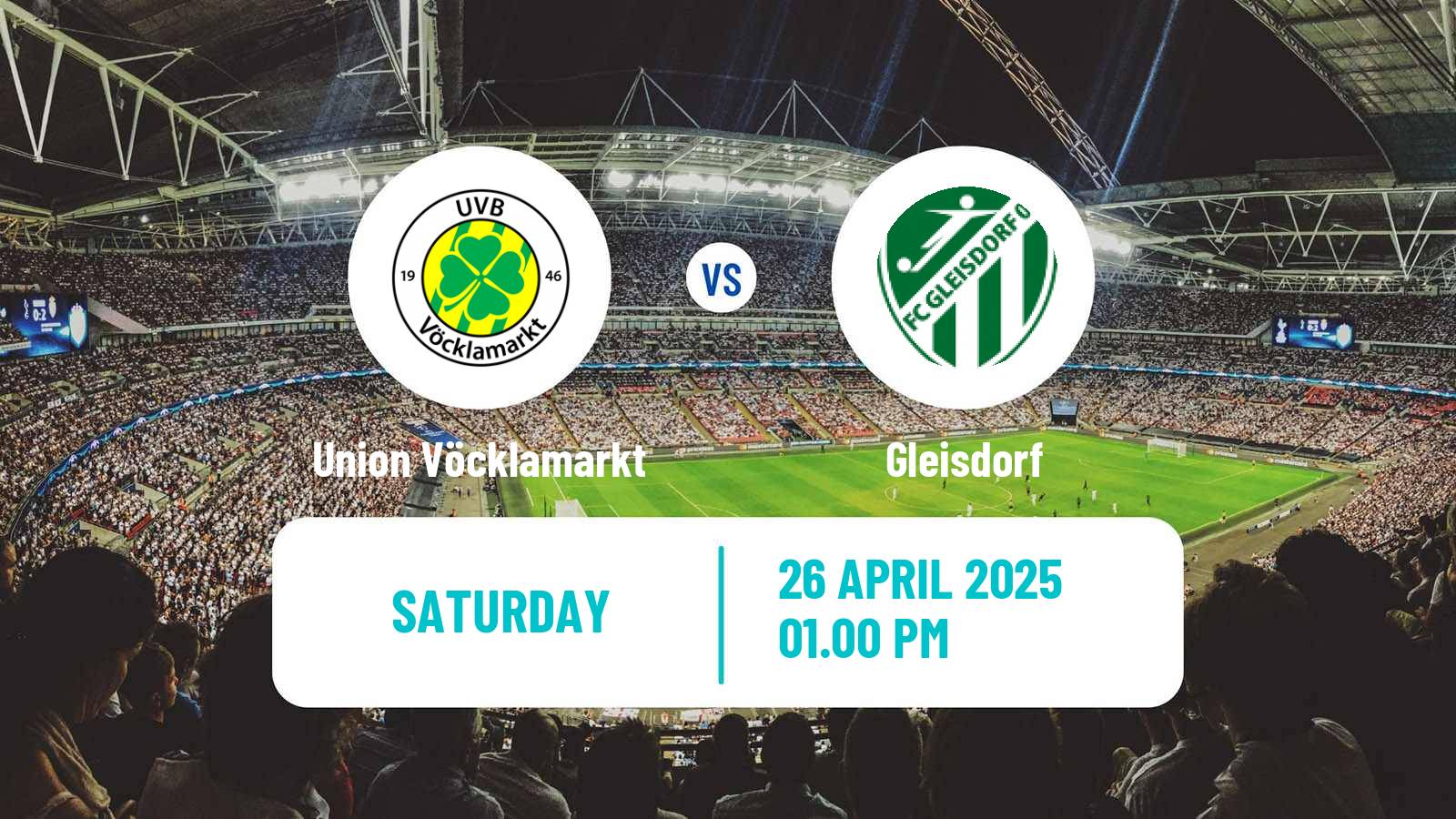 Soccer Austrian Regionalliga Central Union Vöcklamarkt - Gleisdorf