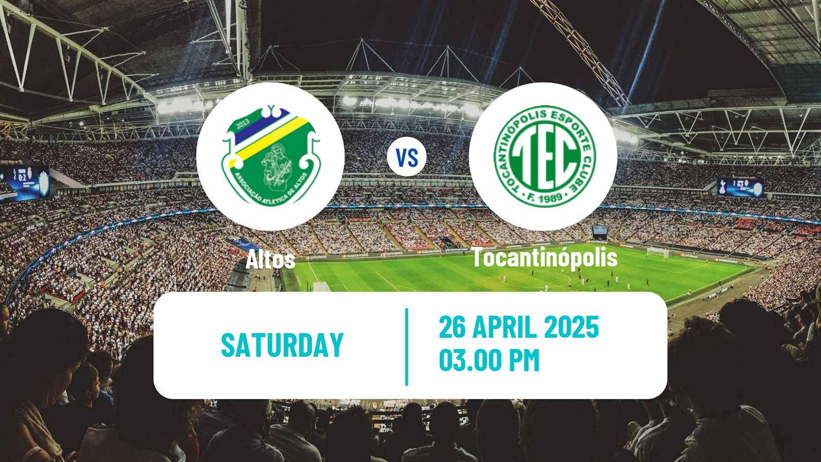 Soccer Brazilian Serie D Altos - Tocantinópolis