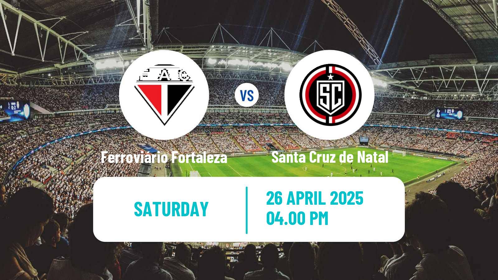 Soccer Brazilian Serie D Ferroviário Fortaleza - Santa Cruz de Natal