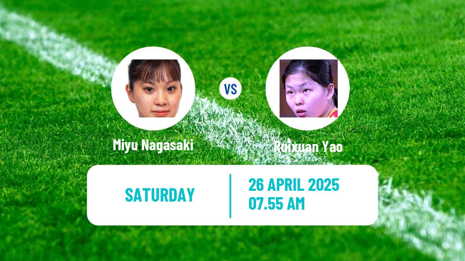 Table tennis Wtt Contender Tunis Women Miyu Nagasaki - Ruixuan Yao