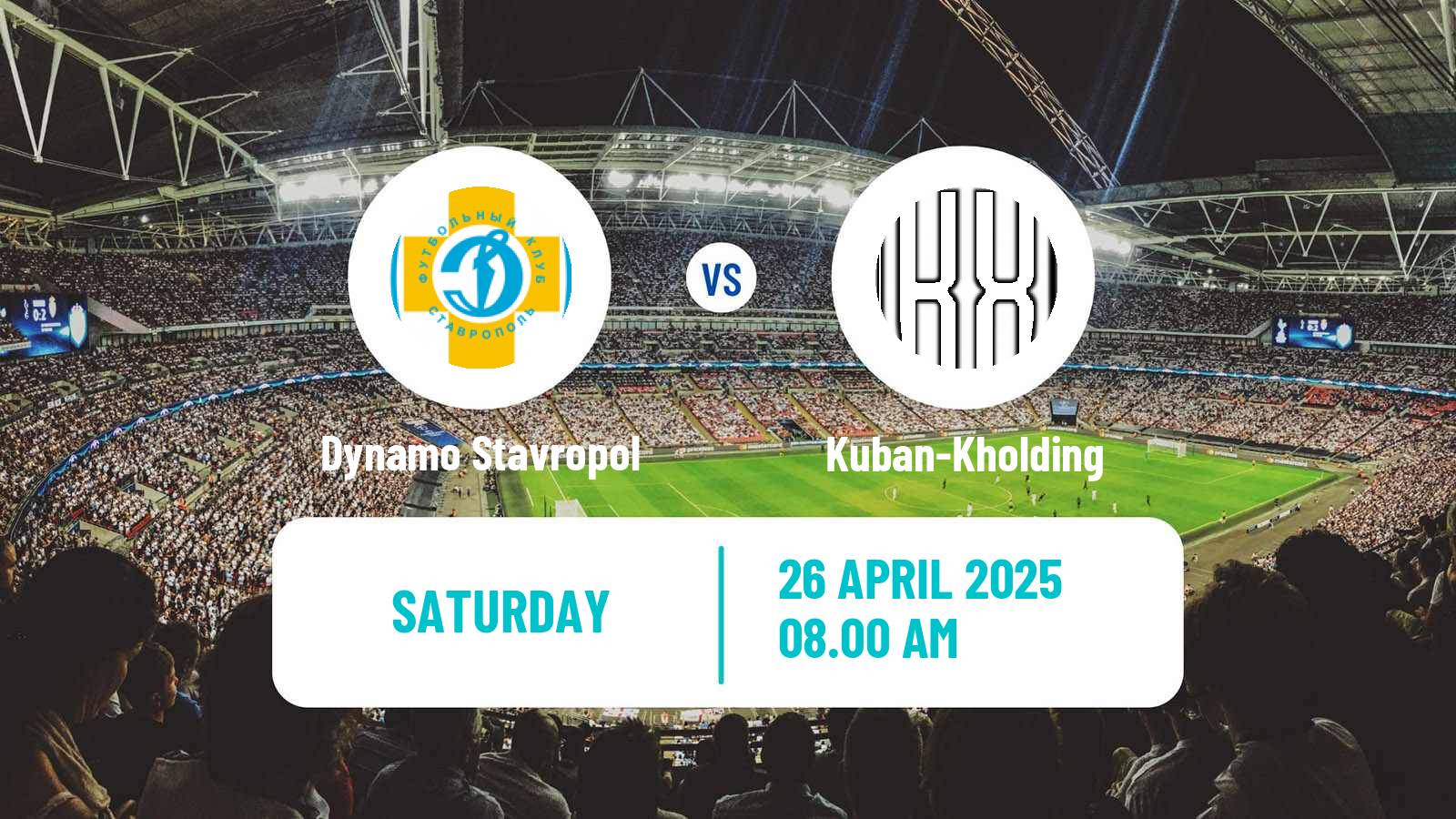 Soccer FNL 2 Division B Group 1 Dynamo Stavropol - Kuban-Kholding