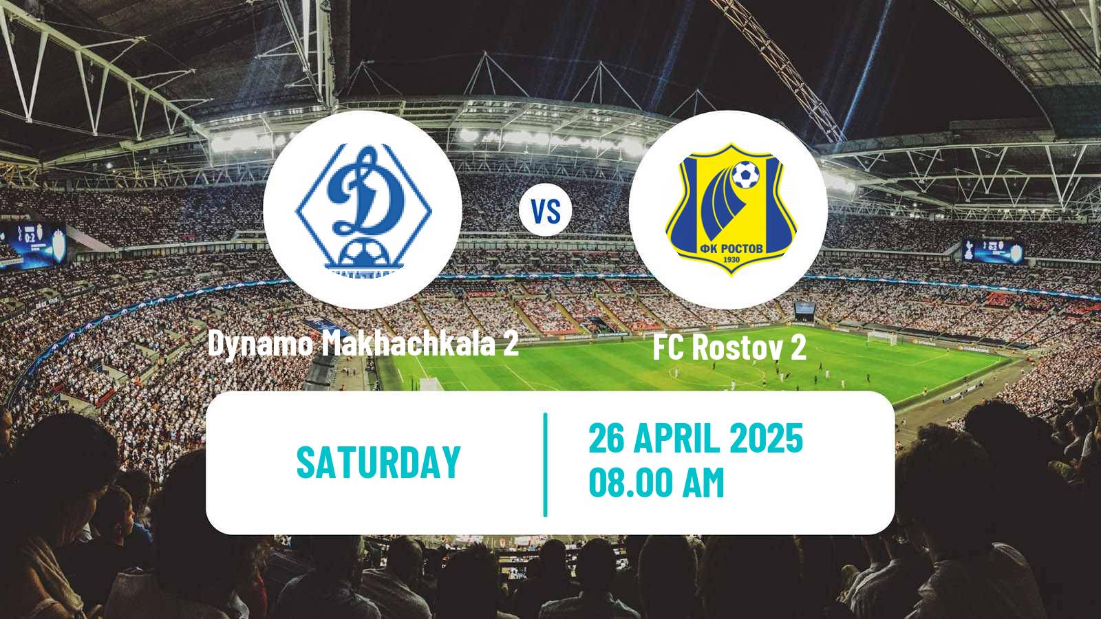Soccer FNL 2 Division B Group 1 Dynamo Makhachkala 2 - Rostov 2