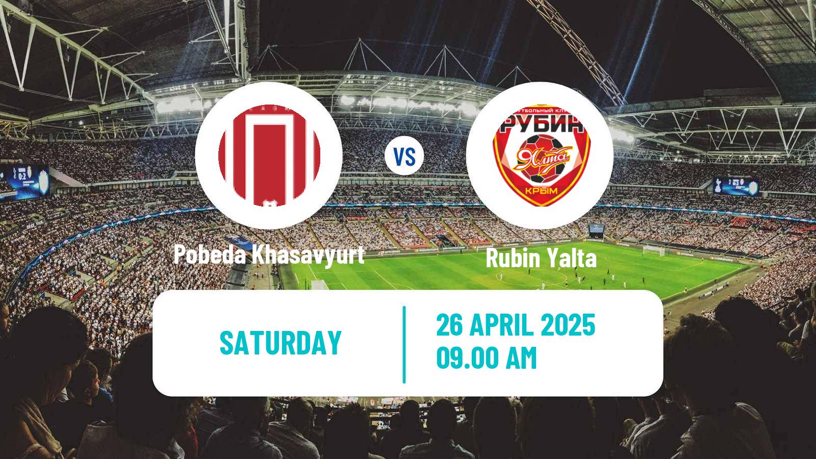 Soccer FNL 2 Division B Group 1 Pobeda Khasavyurt - Rubin Yalta