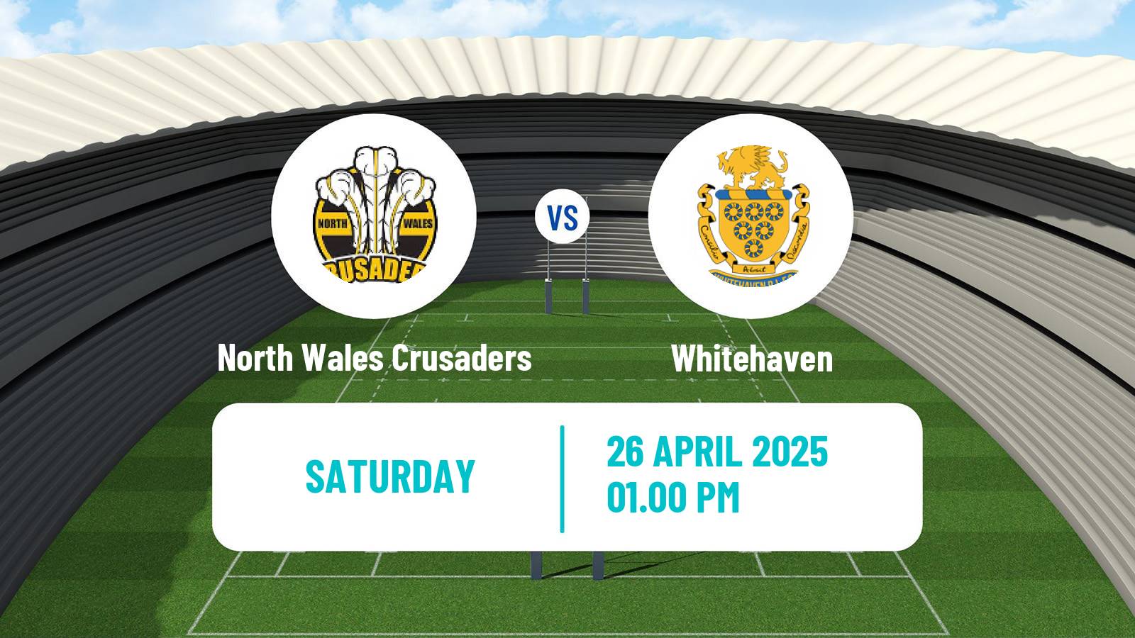 Rugby league English League 1 Rugby League North Wales Crusaders - Whitehaven