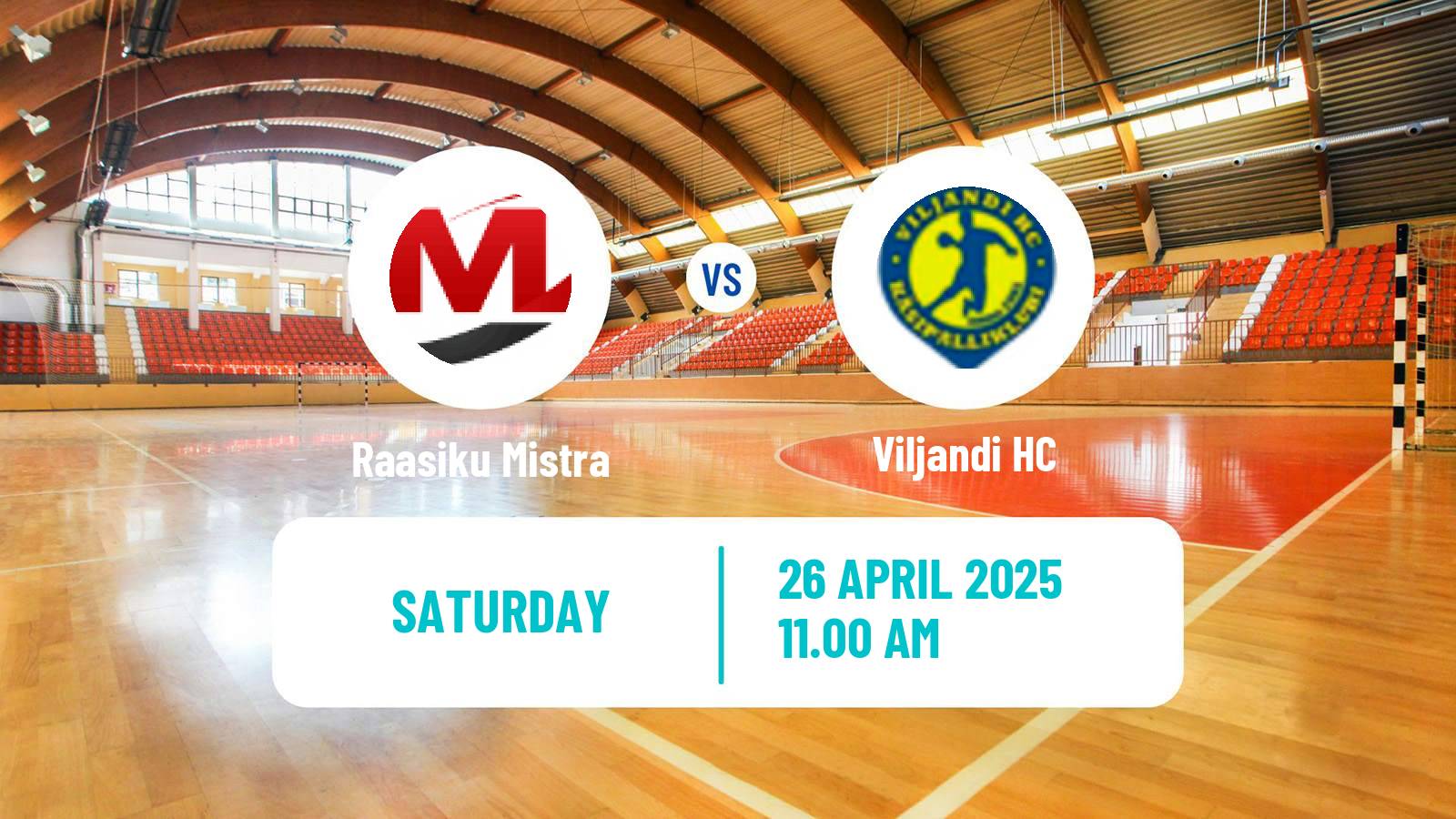 Handball Estonian Meistriliiga Handball Raasiku Mistra - Viljandi