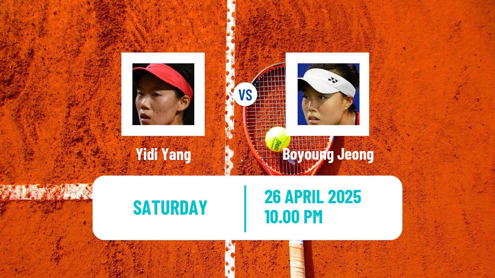 Tennis ITF W15 Wuning 3 Women Yidi Yang - Boyoung Jeong