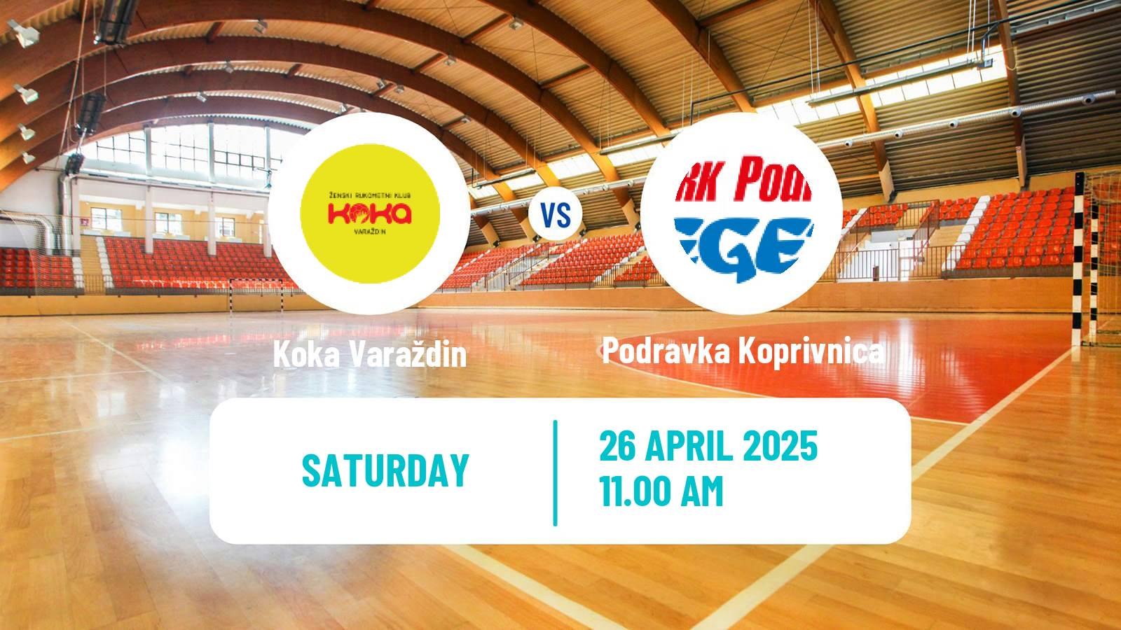 Handball Croatian 1 HRL Handball Women Koka Varaždin - Podravka Koprivnica