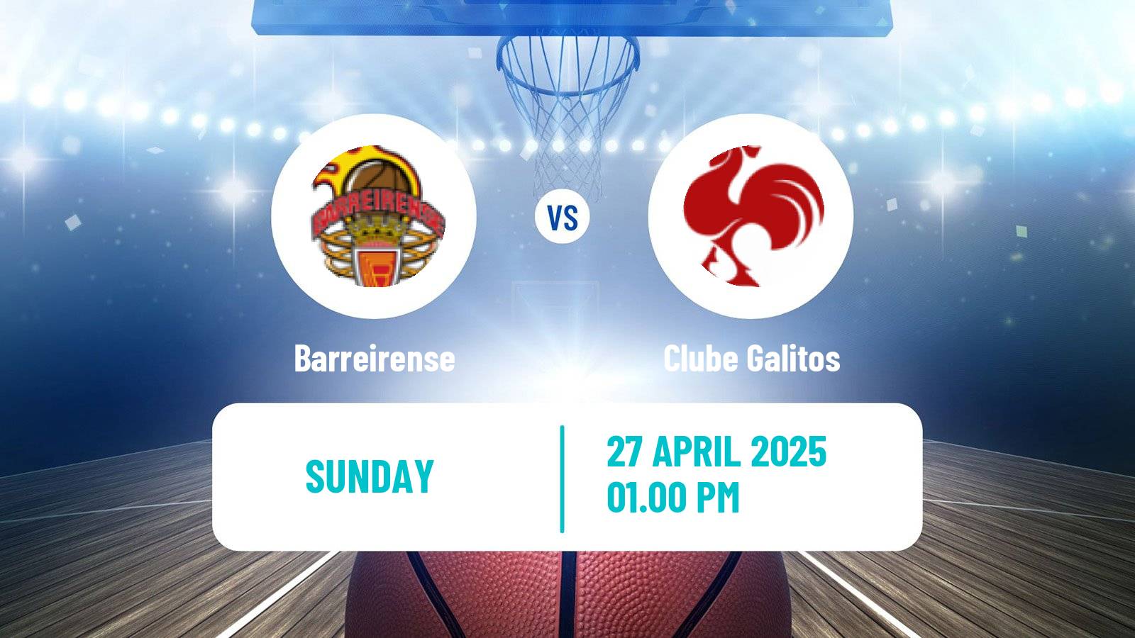 Basketball Portuguese Proliga Basketball Barreirense - Clube Galitos