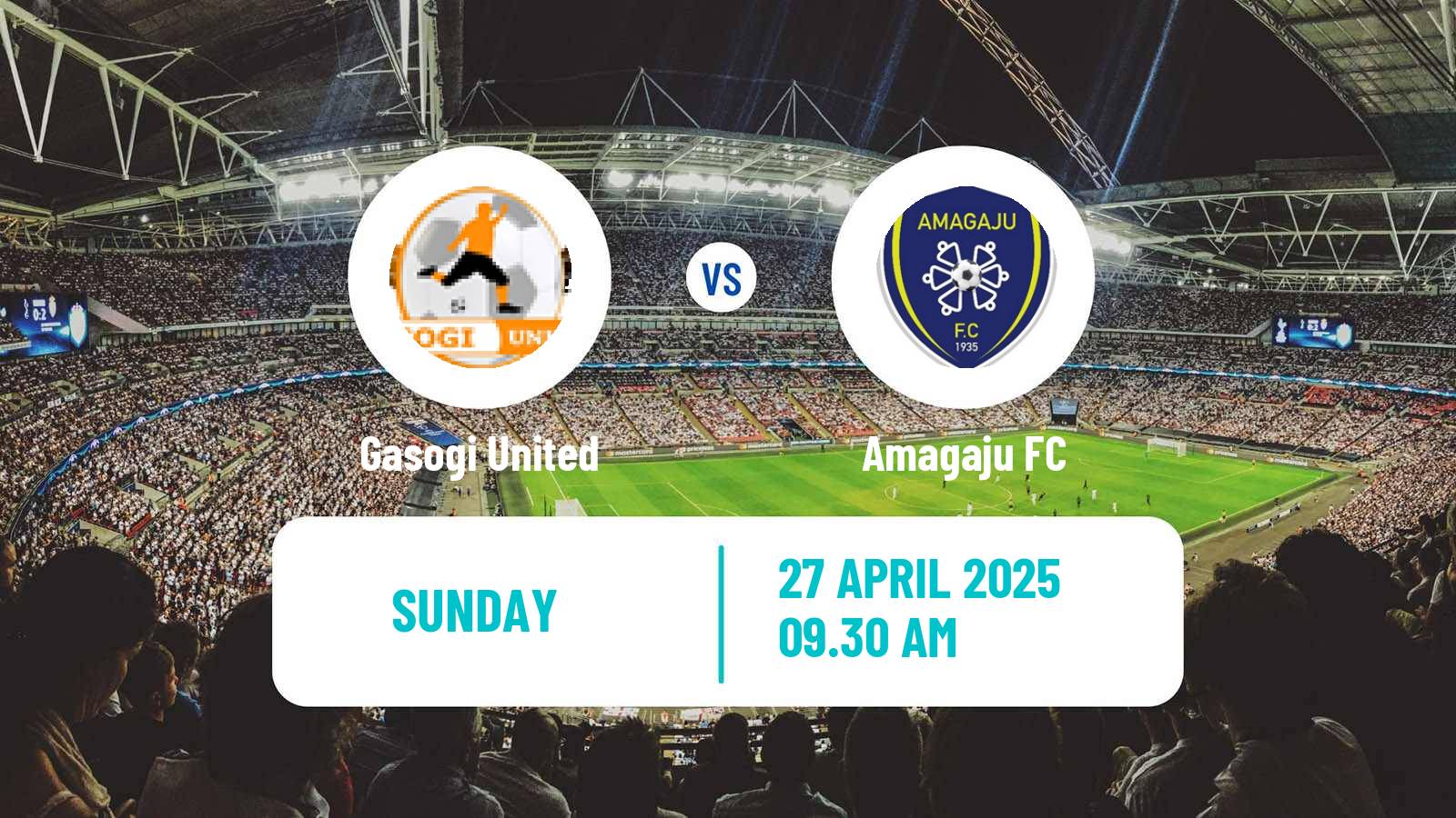 Soccer Rwanda Premier League Gasogi United - Amagaju