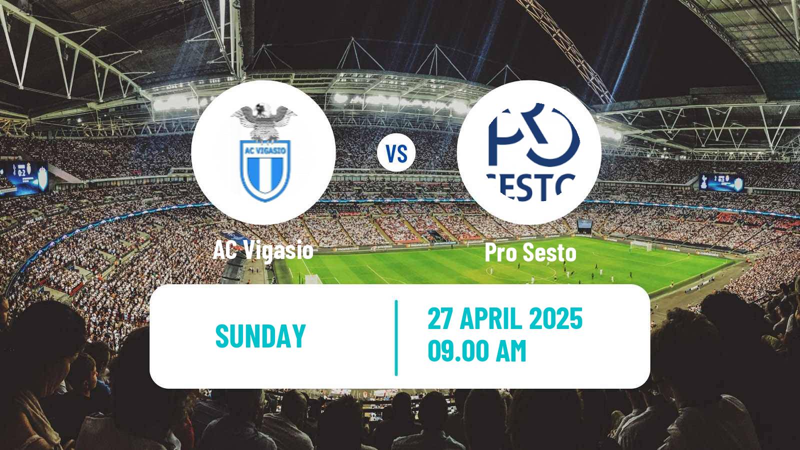 Soccer Italian Serie D - Group B Vigasio - Pro Sesto