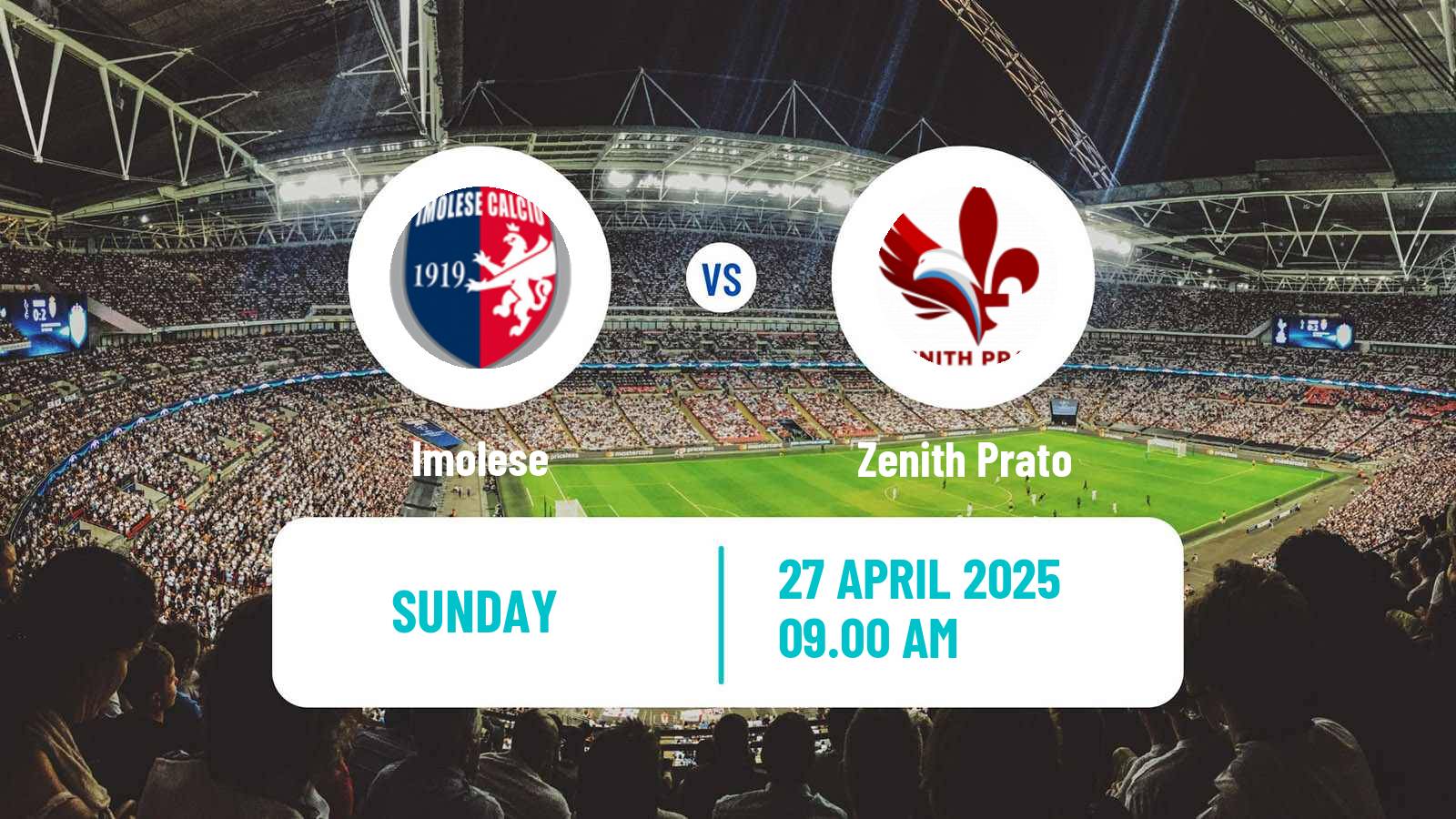 Soccer Italian Serie D - Group D Imolese - Zenith Prato