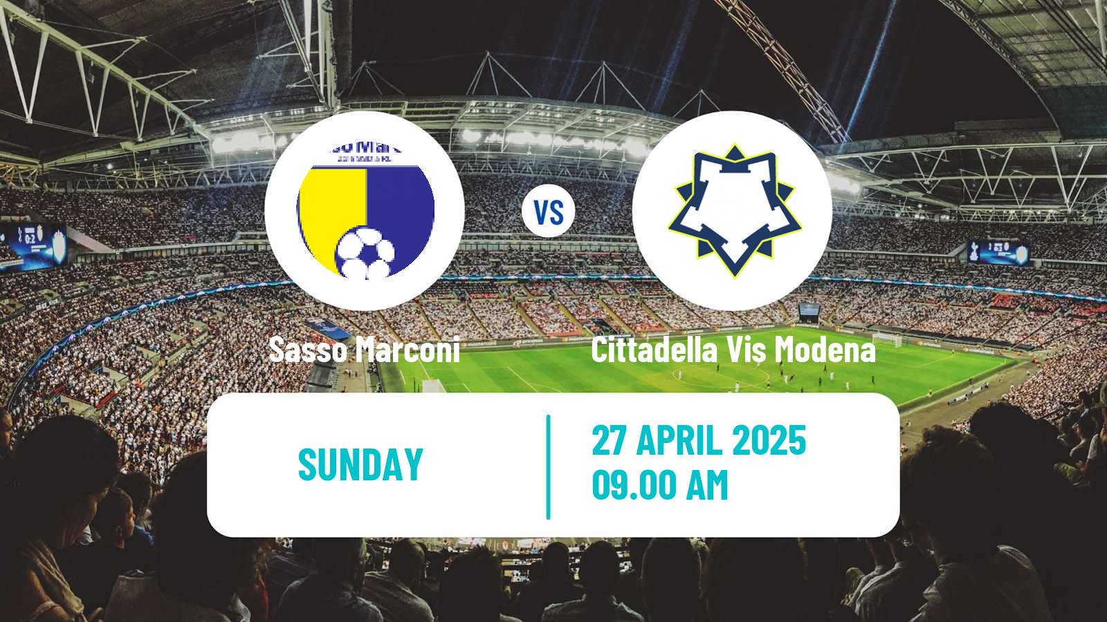 Soccer Italian Serie D - Group D Sasso Marconi - Cittadella Vis Modena