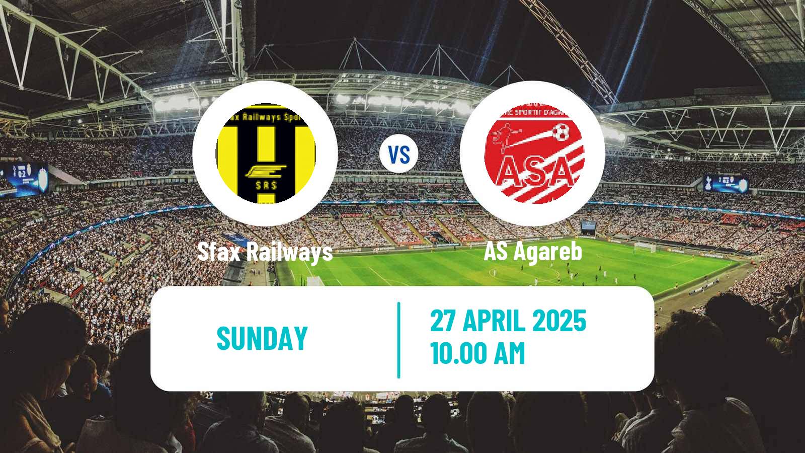 Soccer Tunisian Ligue 2 Sfax Railways - Agareb