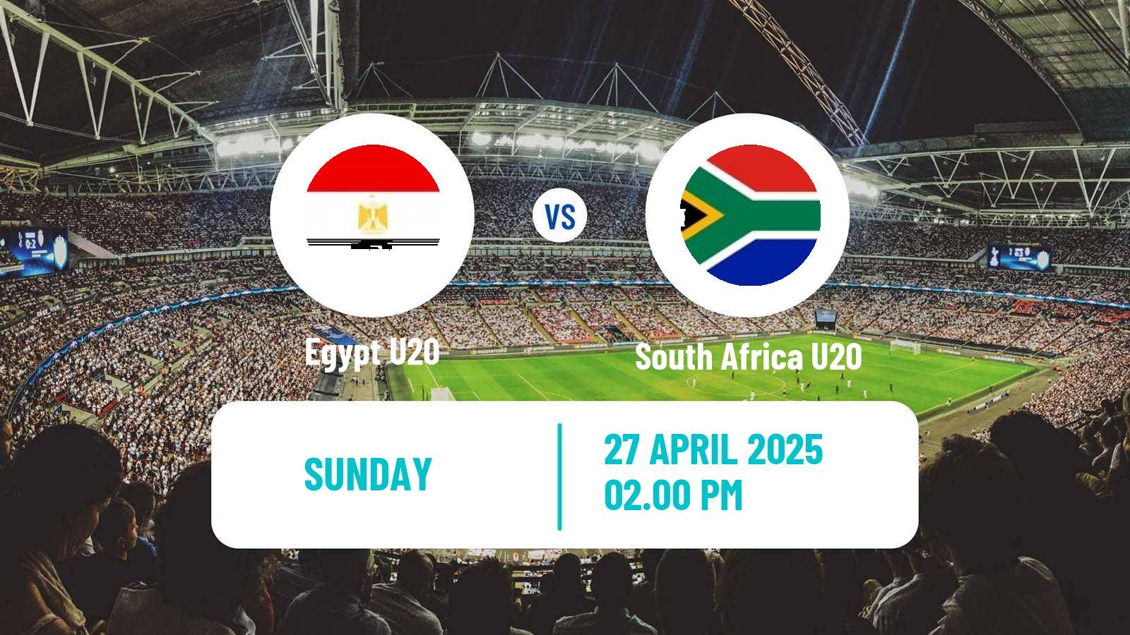 Soccer Africa Cup of Nations U20 Egypt U20 - South Africa U20